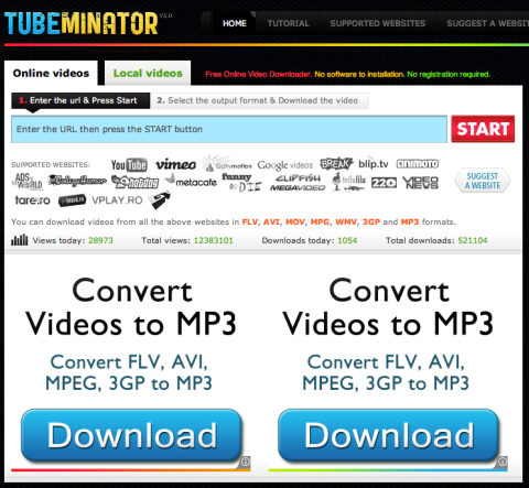 TUBEMINATOR: descarga videos de Internet