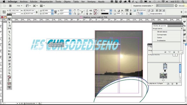 InDesign Básico: Creando un Díptico | #Flippedkawa