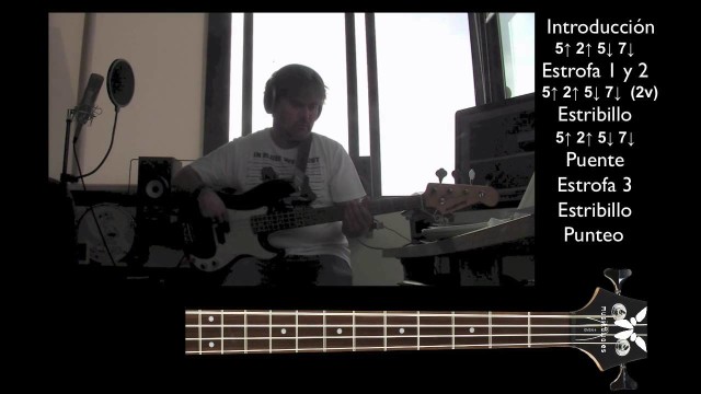 Bajo eléctrico 4 de 5 – “Te entiendo” Pignoise – Punteo – Cover – Tutorial | #FlippedKawa