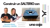 Construir un salterio con una caja de cartón y gomillas | #FlippedKawa