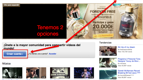 YOUTUBE (I): Crear una cuenta en youtube [tutorial]