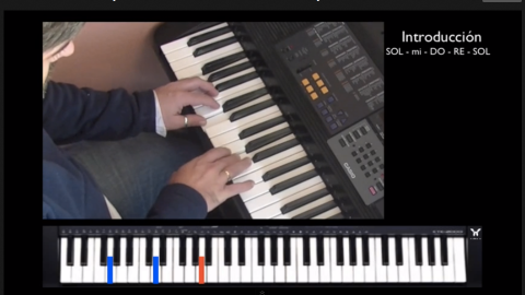 Teclado 1 de 5 – Every Breath You Take – Introducción + Estrofas 1 y 2