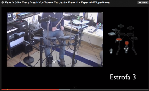 Batería 3/5 – Every Breath You Take – Estrofa 3 + Break 2 + Especial #Flippedkawa