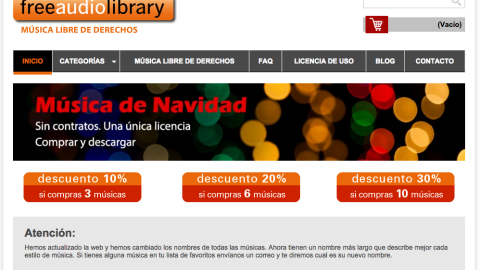 FreeAudioLibrary, la librería de música libre de derechos más importante de España | Musikawa