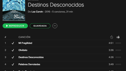 «Destinos desconocidos» es el EP debut de Los Corvin @loscorvin | Musikawa