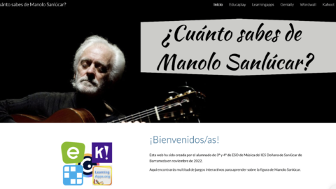 ¿Cuánto sabes de Manolo Sanlúcar? – Juegos creados por el alumnado | Musikawa