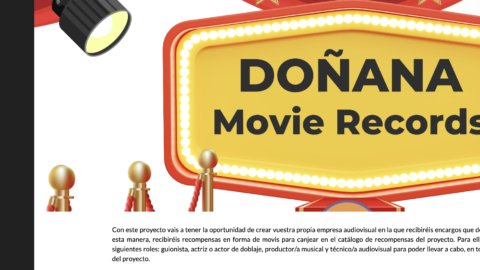 Proyecto ABP gamificado «Doñana Movies Records» en 4º de ESO | Musikawa