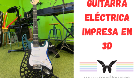 Guitarra eléctrica impresa en 3D | #Musikawa