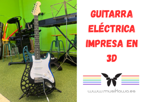 Guitarra eléctrica impresa en 3D | #Musikawa